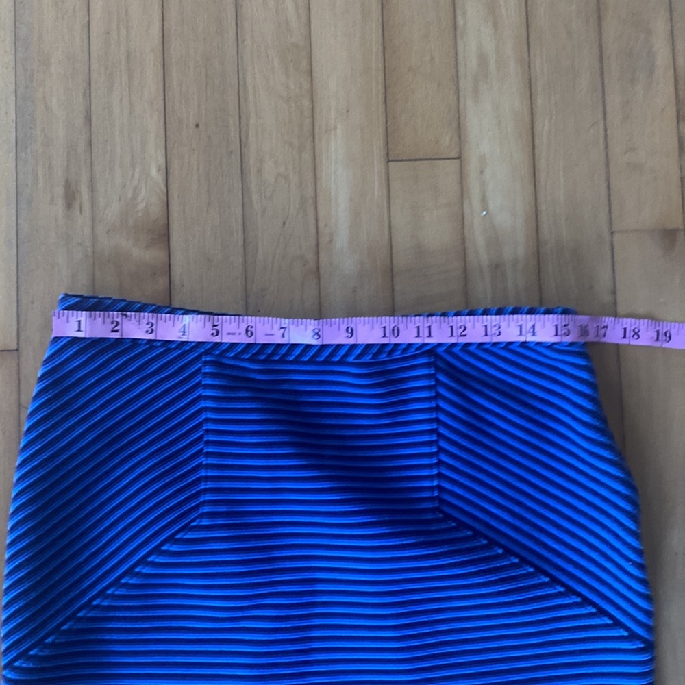 stretch striped mini skirt - Picture 6 of 7